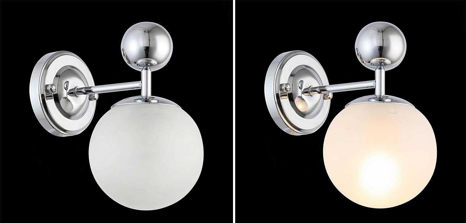 Бра Demian Chrome Wall Lamp Бра Demian Chrome Wall Lamp - Loft-Concept в Тюмени