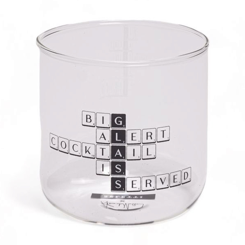 Стакан Seletti Cocktail Прозрачное Стекло Черный Стакан Seletti Cocktail Прозрачное Стекло Черный в Тюмени | Loft Concept