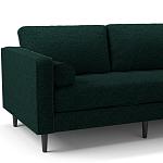 Мебельная ткань Шенилл темно-зеленый цвет 138 см T4-36 варинант исполнения - 10 | Loft Concept в Тюмени