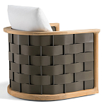 Дизайнерское уличное кресло из массива дерева с плетеной спинкой PALINFRASCA Armchair варинант исполнения - 8 | Loft Concept в Тюмени