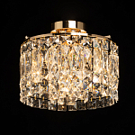 Потолочный светильник круглый с прозрачными подвесками Lunet варинант исполнения - 2 | Loft Concept в Тюмени