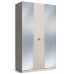 Шкаф трёхдверный с 2-мя зеркальными дверками Satin Furniture варинант исполнения - 1 | Loft Concept в Тюмени