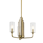  Люстра с прозрачными рифлеными цилиндрическими плафонами Kichler варинант исполнения - 1 | Loft Concept в Тюмени