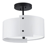 Потолочный светильник круглый светодиодный Semicircular White Panels белый варинант исполнения - 3 | Loft Concept в Тюмени