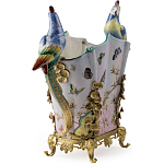 Ваза фарфоровая с попугаями Ferra варинант исполнения - 3 | Loft Concept в Тюмени