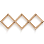 Настенная деревянная раздвижная вешалка Larson Wood Hanger варинант исполнения - 2 | Loft Concept в Тюмени