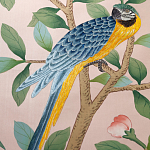 Обои ручная роспись Amazonia Florence Pink dyed silk варинант исполнения - 7 | Loft Concept в Тюмени