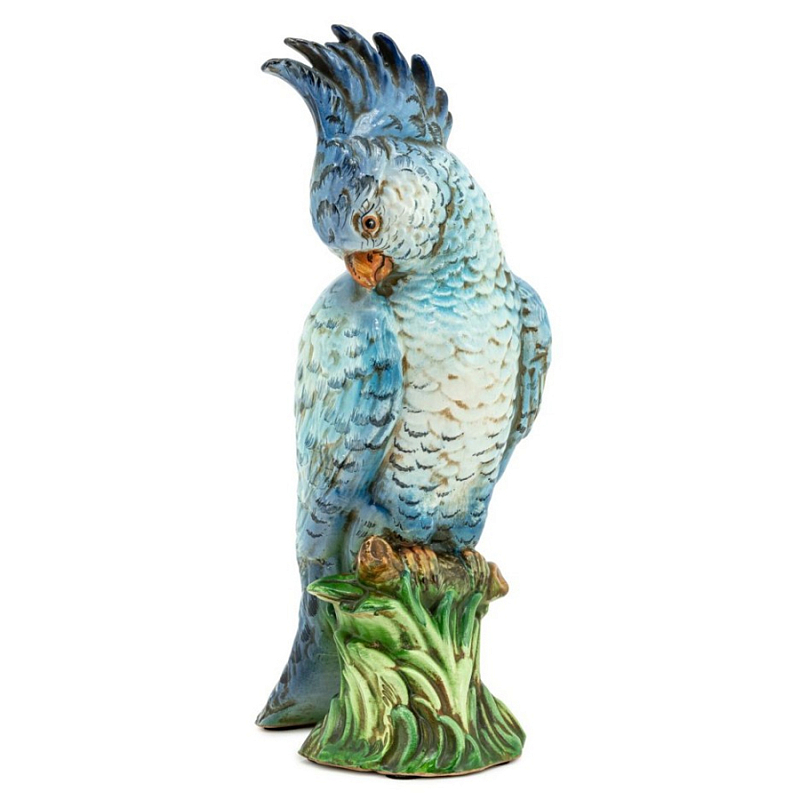 Статуэтка Parrot Blue White Голубой Белый Статуэтка Parrot Blue White Голубой Белый в Тюмени | Loft Concept
