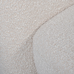 Кресло без подлокотников с обивкой из белой ткани букле Pacification варинант исполнения - 5 | Loft Concept в Тюмени