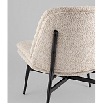 Кресло лаунж Tail молочный варинант исполнения - 3 | Loft Concept в Тюмени