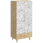 Шкаф с принтом Cotton варинант исполнения - 1 | Loft Concept в Тюмени