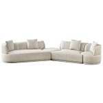 Угловой диван Calypso с поворотным механизмом и пуфом   варинант исполнения - 1 | Loft Concept в Тюмени