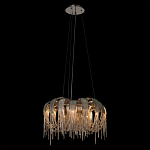 Люстра подвесная круглая с изогнутыми металлическими дугами и ниспадающими цепочками 65 см Atlantis Chain варинант исполнения - 11 | Loft Concept в Тюмени