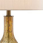 Настольная лампа с тканевым абажуром в форме цилиндра Thin Neck варинант исполнения - 1 | Loft Concept в Тюмени