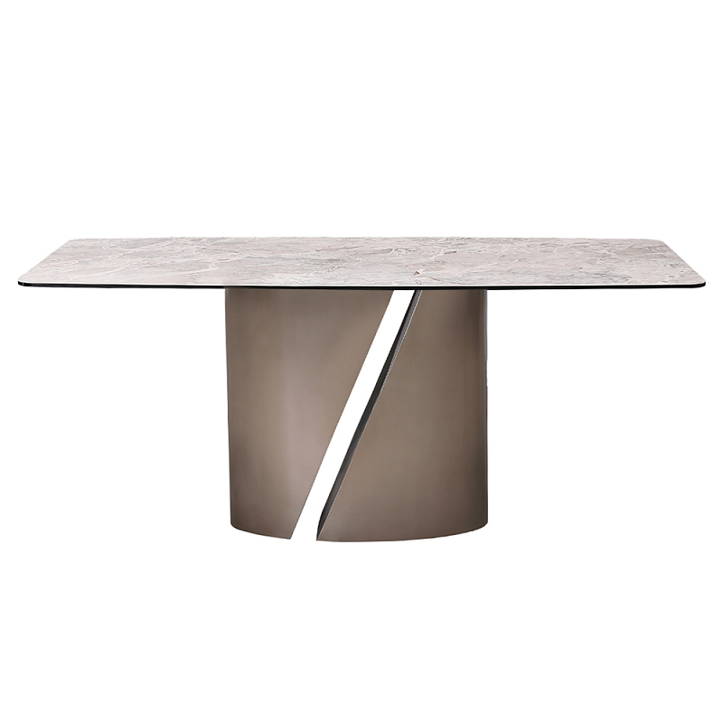 Стол обеденный керамический серый Servorios  в Тюмени | Loft Concept 