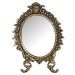 Зеркало настольное в бронзовой раме King Bronze Mirrors  варинант исполнения - 1 | Loft Concept в Тюмени