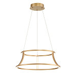 Люстра золотого цвета с 2-мя светодиодными кольцами Eurofase варинант исполнения - 2 | Loft Concept в Тюмени