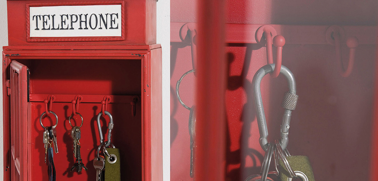 Ключница Red Telephone Box - Loft-Concept в Тюмени