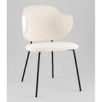 Стул Bellamy букле молочный варинант исполнения - 1 | Loft Concept в Тюмени