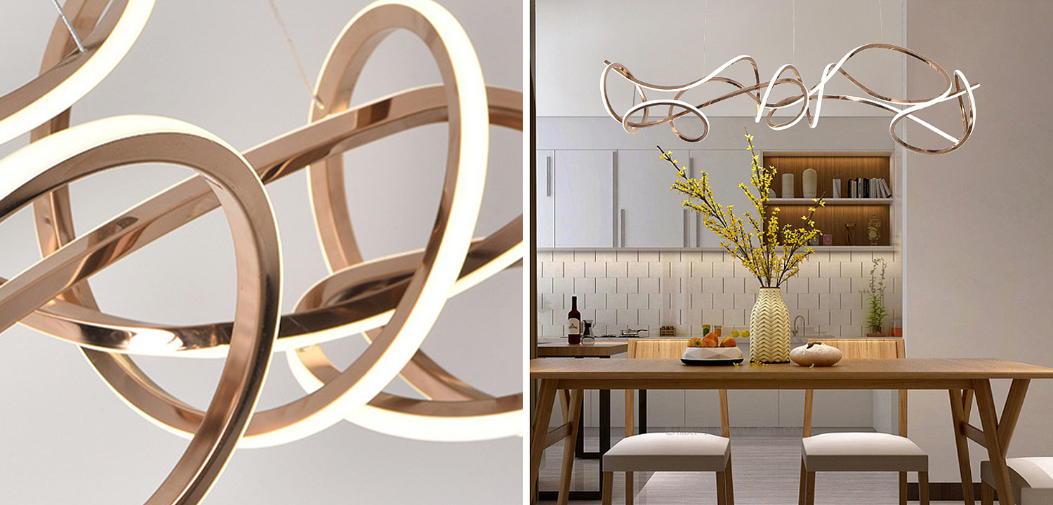 Светодиодная люстра Curly Ribbon Light Светодиодная люстра Curly Ribbon Light - Loft-Concept в Тюмени
