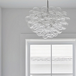 Люстра круглая со стеклянными шарами Airy Chandelier варинант исполнения - 4 | Loft Concept в Тюмени