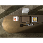 Дизайнерский рабочий стол из металла BLEVIO Table варинант исполнения - 4 | Loft Concept в Тюмени