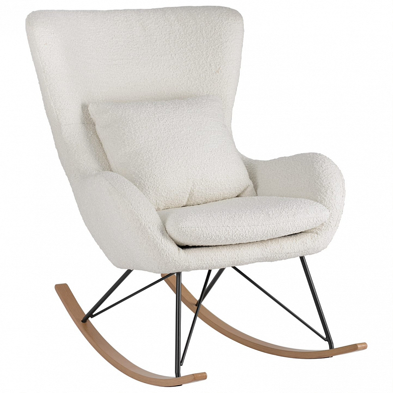 Rocking chair DORIA Кресло-Качалка Молочный Rocking chair DORIA Кресло-Качалка Молочный в Тюмени | Loft Concept