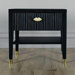 Прикроватная тумбочка с ящиком Elsa Dreams Black варинант исполнения - 5 | Loft Concept в Тюмени