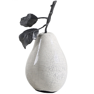 Декоративная статуэтка из керамики Груша Pear Ceramics Statuette