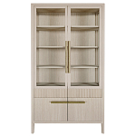 Витрина Primo со стеклянными фасадами и буфетом шпон Светлый дуб варинант исполнения - 1 | Loft Concept в Тюмени