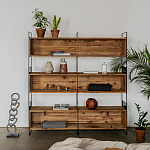 Стеллаж Coste Industrial Oak Rack варинант исполнения - 2 | Loft Concept в Тюмени