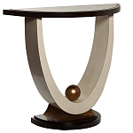 Консоль на полукруглой основе Stylish Pearl варинант исполнения - 1 | Loft Concept в Тюмени