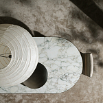 Дизайнерский рабочий стол из металла BLEVIO Table варинант исполнения - 7 | Loft Concept в Тюмени