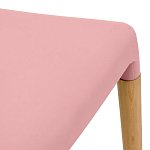 Пластиковый стул на ножках из массива бука Ferret Pink варинант исполнения - 7 | Loft Concept в Тюмени