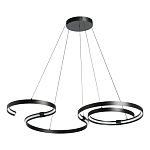 Люстра подвесная светодиодная в виде волнообразной ленты Ribbon Vortex варинант исполнения - 2 | Loft Concept в Тюмени