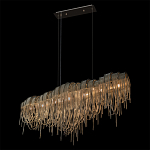 Люстра подвесная с металлическими дугами и длинными цепочками 115 см Atlantis Chain варинант исполнения - 14 | Loft Concept в Тюмени