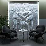 Барельеф ELEPHANTS варинант исполнения - 3 | Loft Concept в Тюмени