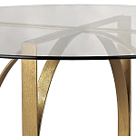 Стол обеденный круглый с основанием из 2-х пересекающихся колец Modern Geometric Silhouette варинант исполнения - 1 | Loft Concept в Тюмени