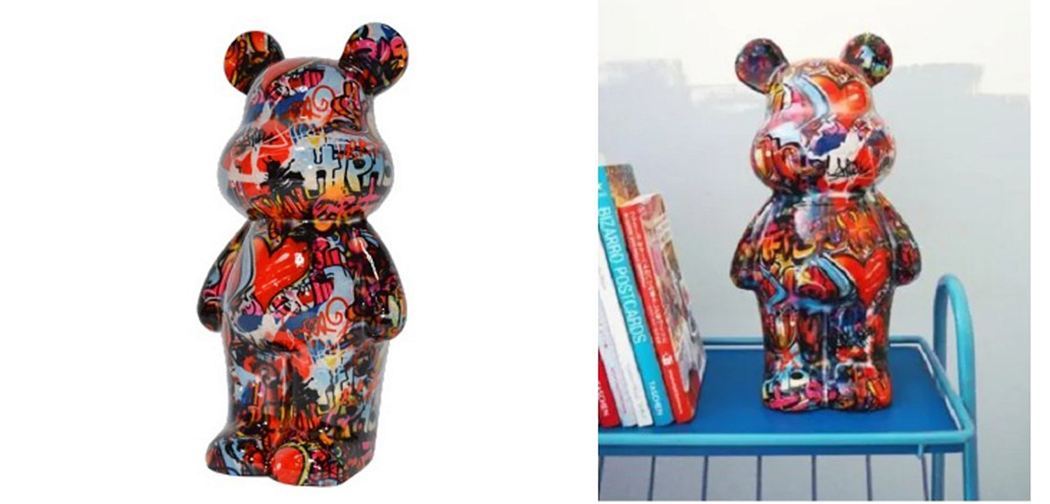 Статуэтка Graffiti Bear red Статуэтка Graffiti Bear red - Loft-Concept в Тюмени