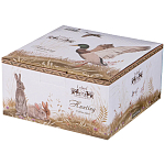 Чайная пара из фарфора с изображением собаки и уток 300 мл Hunting Porcelain Collection варинант исполнения - 4 | Loft Concept в Тюмени