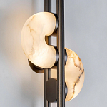 Бра  с фигурным мраморным рассеивателем Spiral of Warm Light варинант исполнения - 3 | Loft Concept в Тюмени