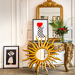 Зеркало-солнце круглое с золотыми с лучами Rays of Peace варинант исполнения - 3 | Loft Concept в Тюмени