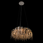 Люстра круглая подвесная с металлическими дугами и длинными цепочками 80 см Atlantis Chain варинант исполнения - 5 | Loft Concept в Тюмени