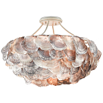 Потолочный светильник с каскадным абажуром из ракушек Sea Ravens варинант исполнения - 2 | Loft Concept в Тюмени