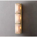 Бра из 3-х прямоугольных мраморных панелей Calling to Shine варинант исполнения - 4 | Loft Concept в Тюмени