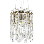 Подвесной светильник с хрустальными подвесками Roul Crystal Round Hanging Lamp варинант исполнения - 1 | Loft Concept в Тюмени