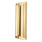 Бра с матовым цилиндрическим абажуром цвета латунь Monolith варинант исполнения - 1 | Loft Concept в Тюмени