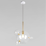 Подвесной светильник со стеклянными плафоном в виде шара и золотыми деталями & Coombes варинант исполнения - 1 | Loft Concept в Тюмени