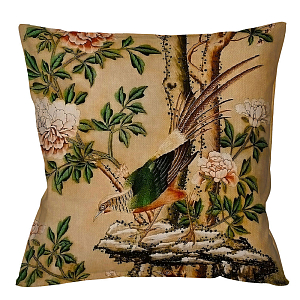 Декоративная подушка Beige and Green Chinoiserie 3
