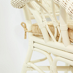 Комплект обеденный из ротанга Eloise grand white варинант исполнения - 9 | Loft Concept в Тюмени